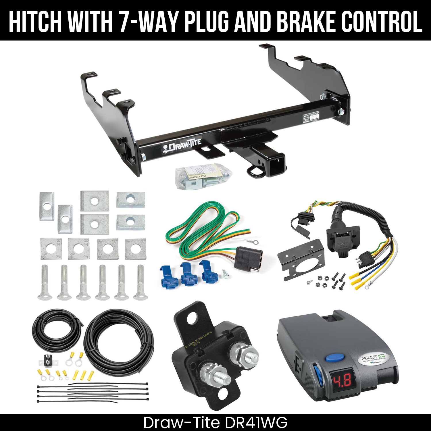 Trailer Hitch , 7-Way , Tekonsha Primus IQ Brake Control