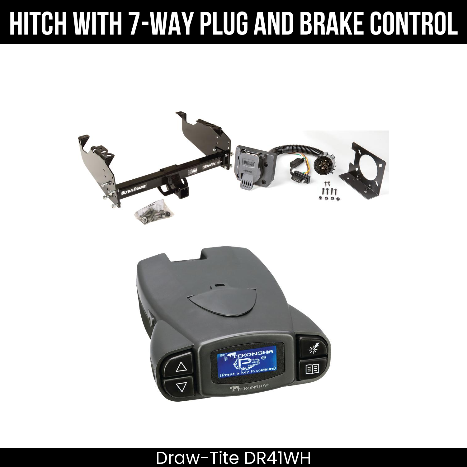 Trailer Hitch , 7-Way , Tekonsha Prodigy P3 Brake Control