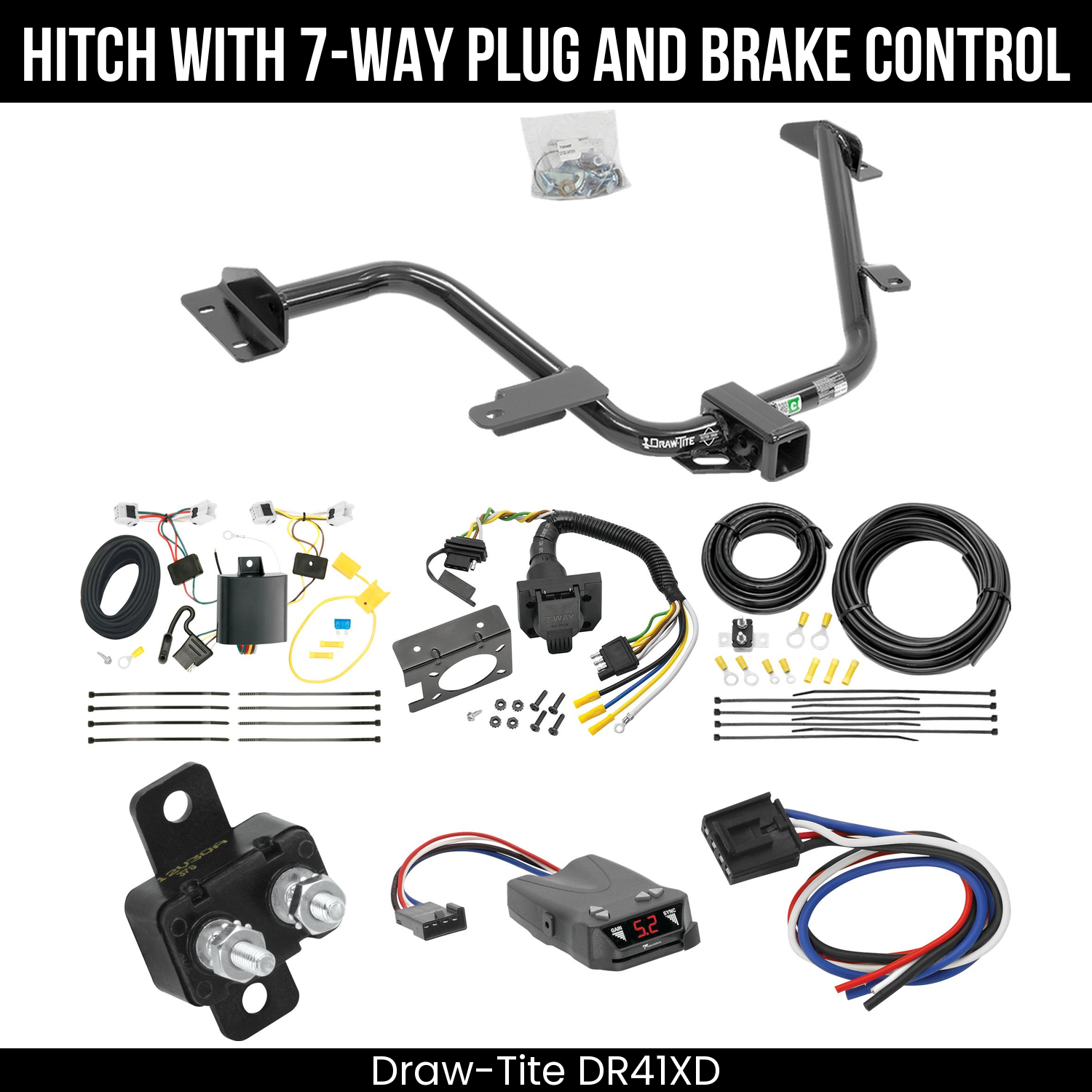 Trailer Hitch , 7-Way , Tekonsha Brakeman IV Brake Control