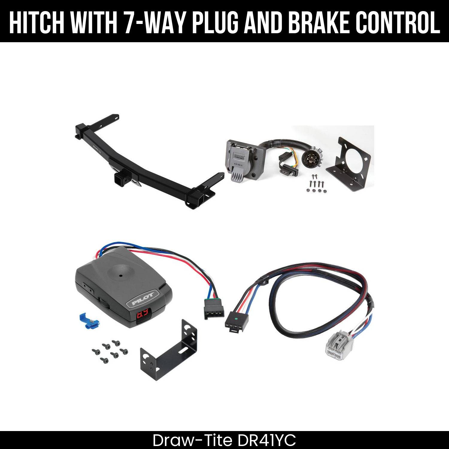Trailer Hitch , 7-Way , Pro Series Pilot Brake Control