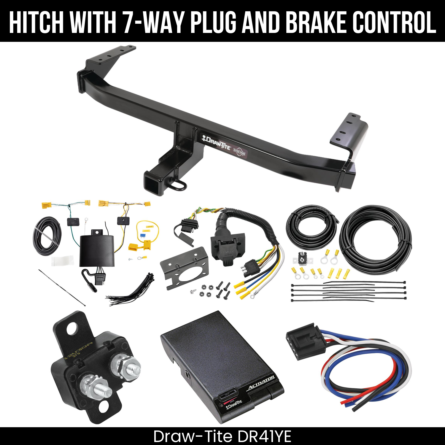 Trailer Hitch , 7-Way , Draw-Tite Activator Brake Control