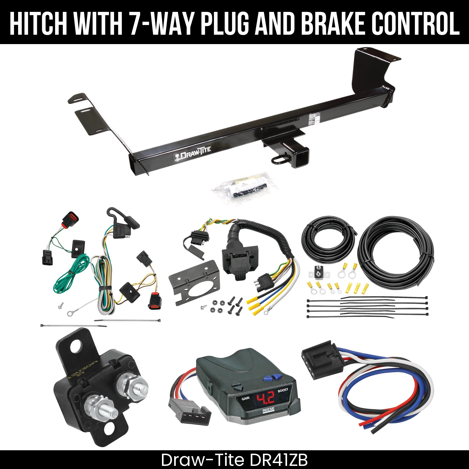Trailer Hitch , 7-Way , Reese Brake EVN Control