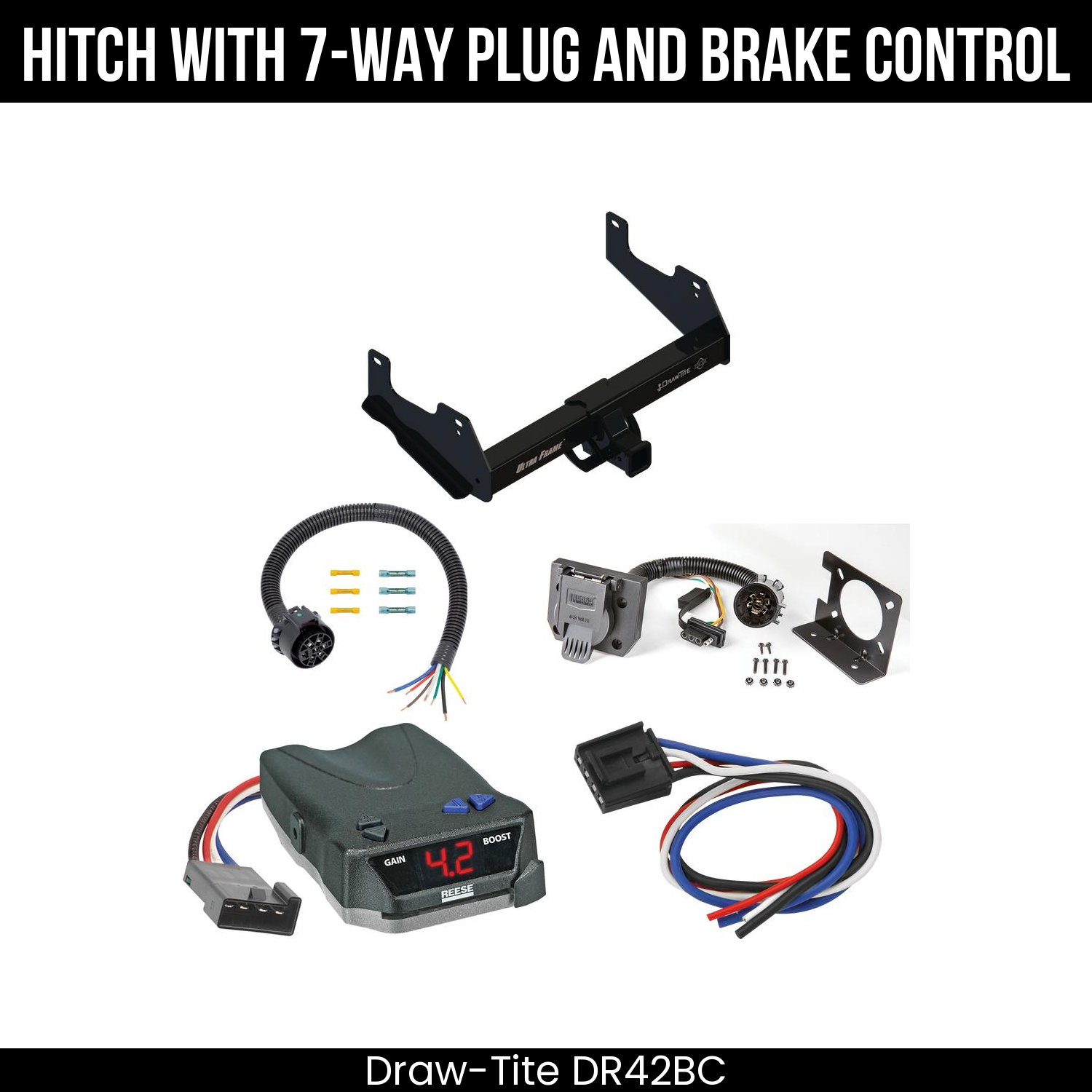 Trailer Hitch , 7-Way , Reese Brake EVN Control