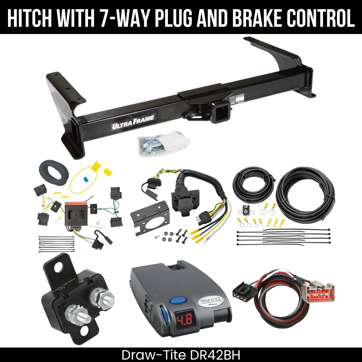 Trailer Hitch , 7-Way , Tekonsha Primus IQ Brake Control
