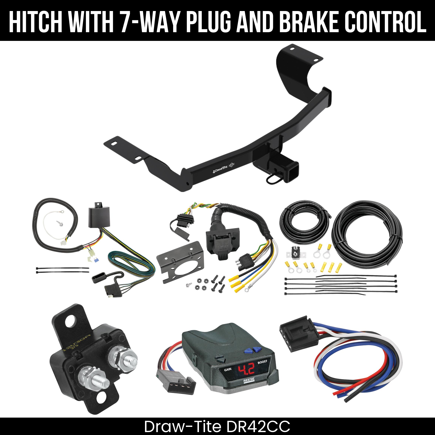 Trailer Hitch , 7-Way , Reese Brake EVN Control