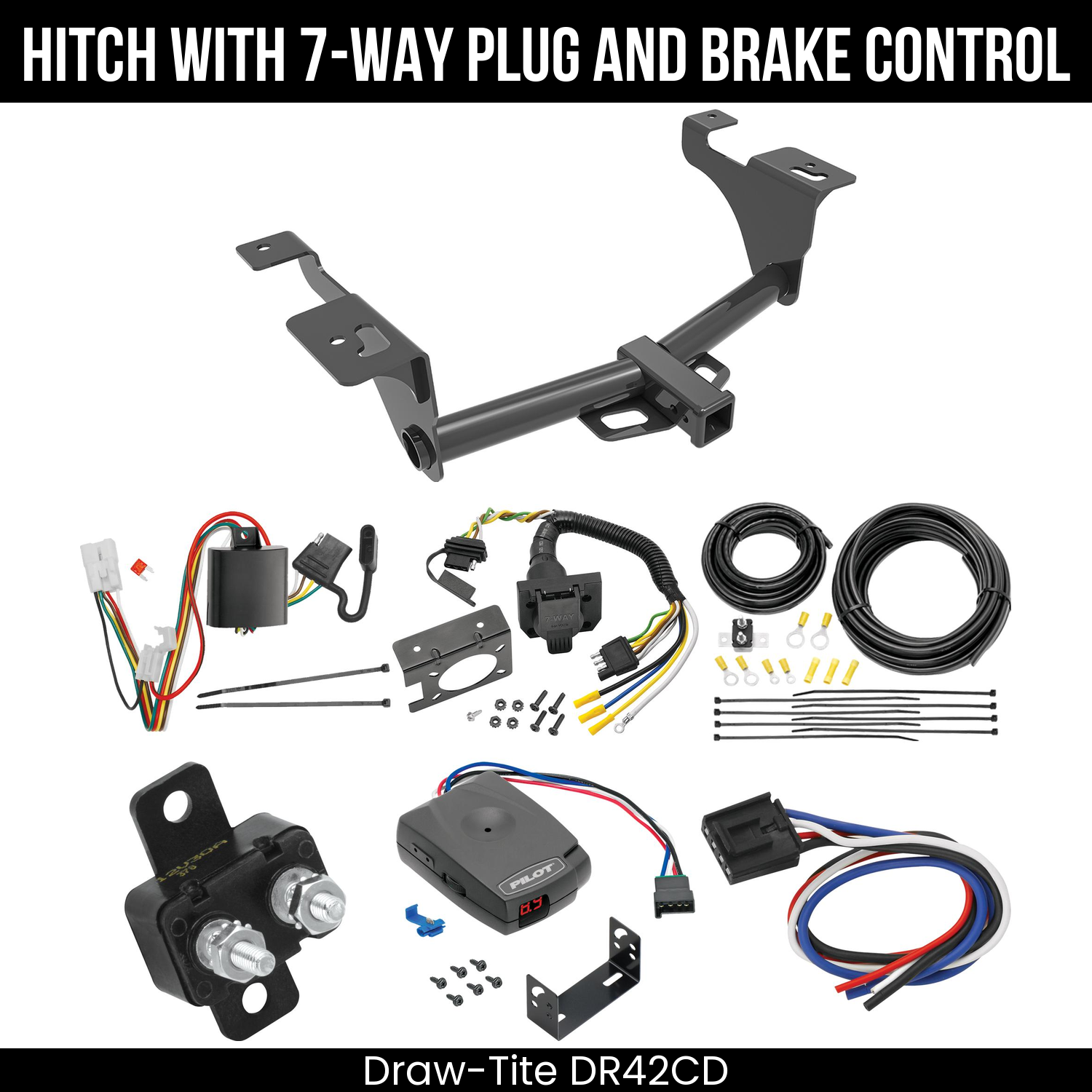 Trailer Hitch , 7-Way , Pro Series Pilot Brake Control