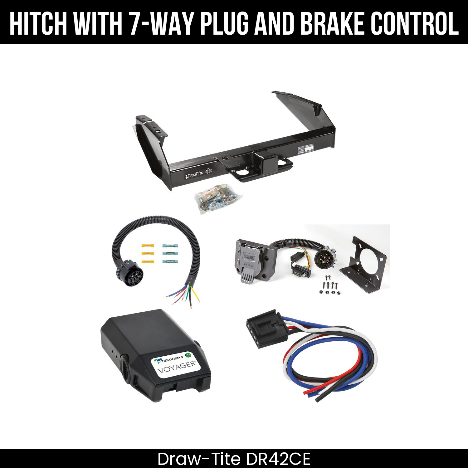 Trailer Hitch , 7-Way , Tekonsha Voyager Brake Control