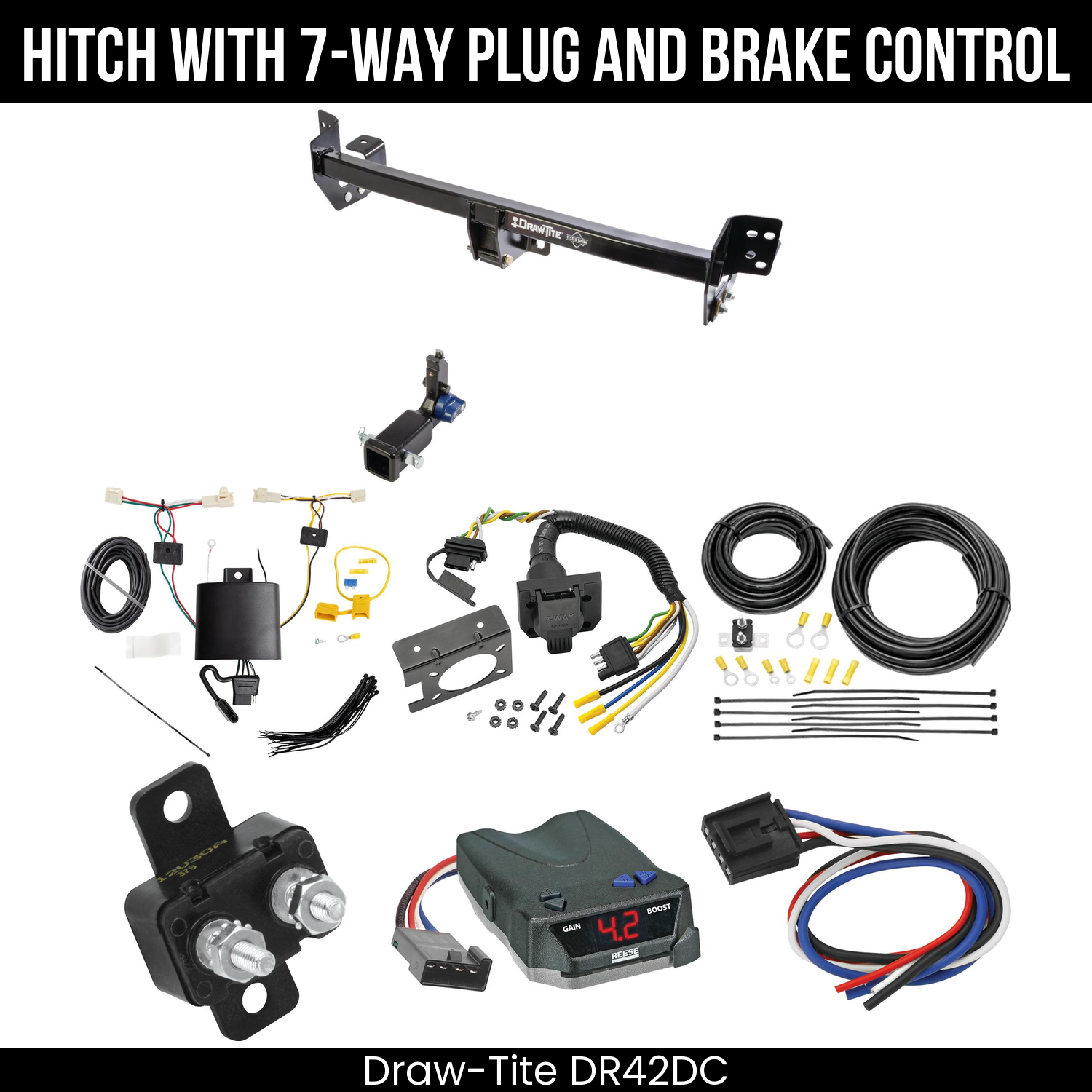 Trailer Hitch , 7-Way , Reese Brake EVN Control