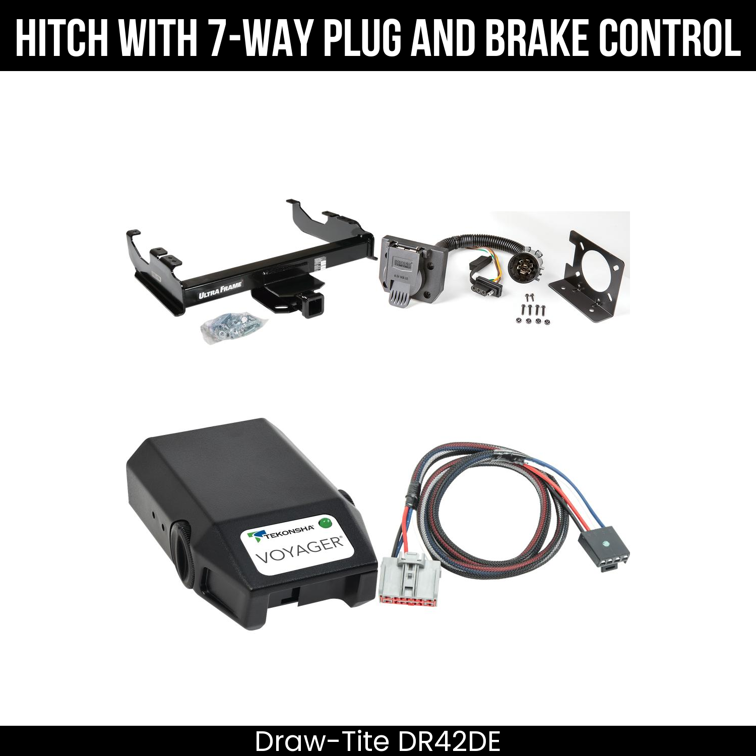 Trailer Hitch , 7-Way , Tekonsha Voyager Brake Control