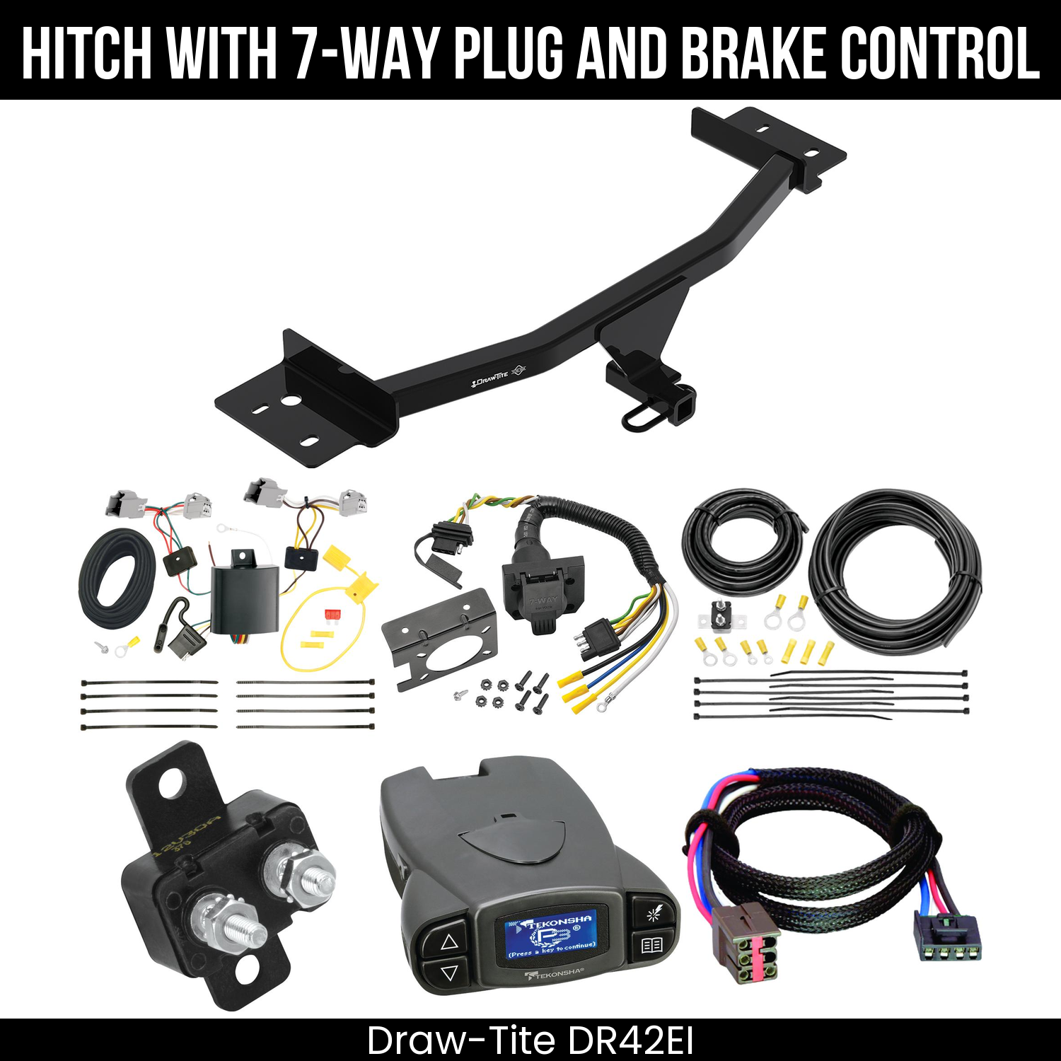 Trailer Hitch , 7-Way , Tekonsha Prodigy P3 Brake Control