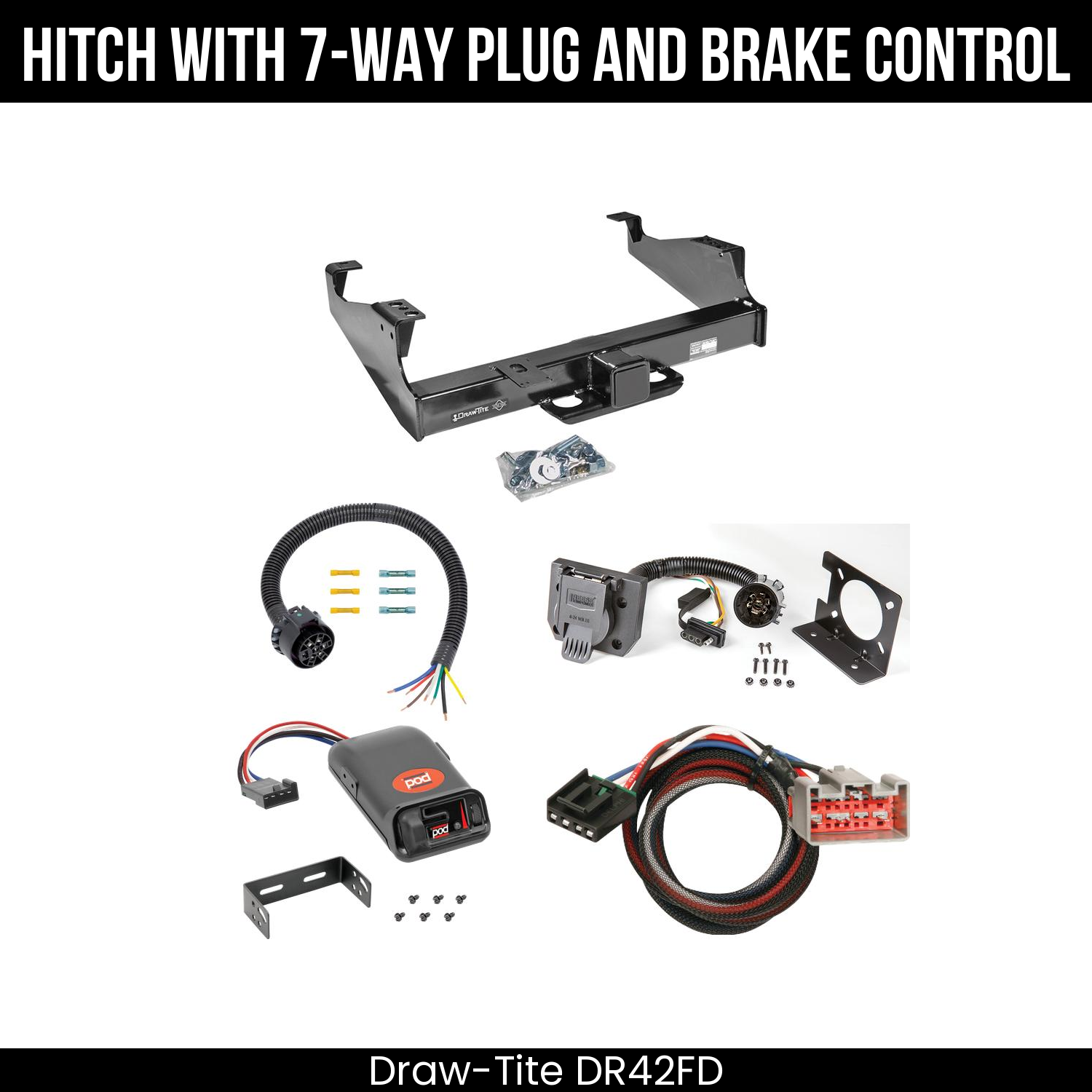 Trailer Hitch , 7-Way , Pro Series POD Brake Control