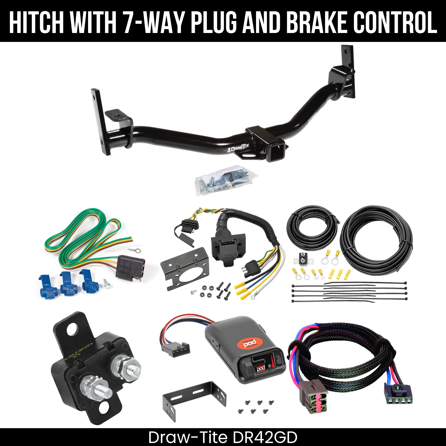 Trailer Hitch , 7-Way , Pro Series POD Brake Control