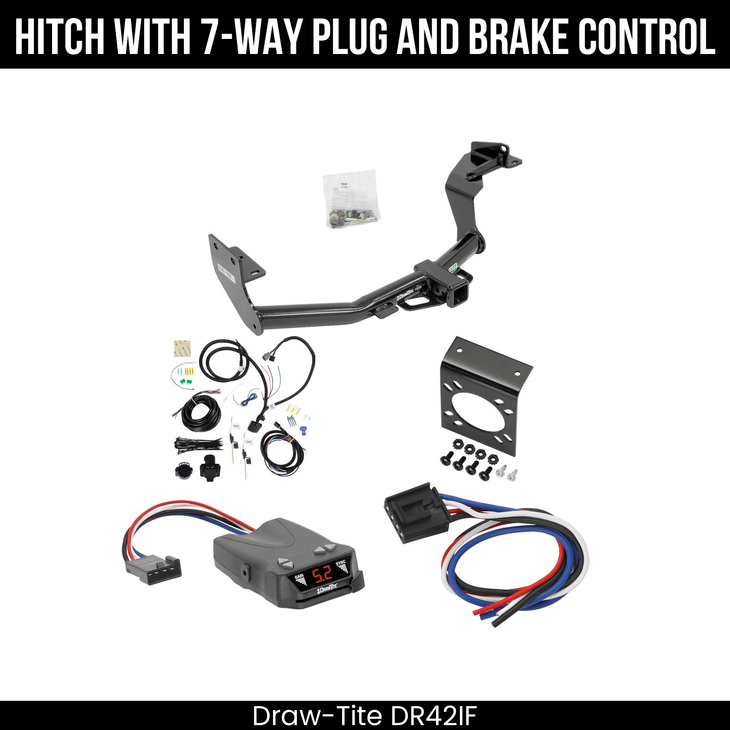 Trailer Hitch , 7-Way , Draw-Tite Activator IV Brake Control