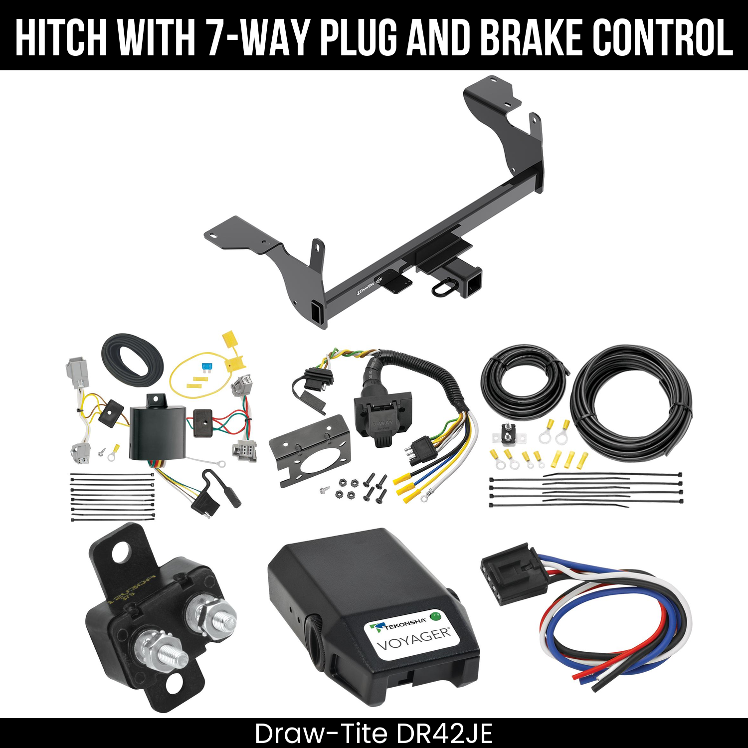 Trailer Hitch , 7-Way , Tekonsha Voyager Brake Control