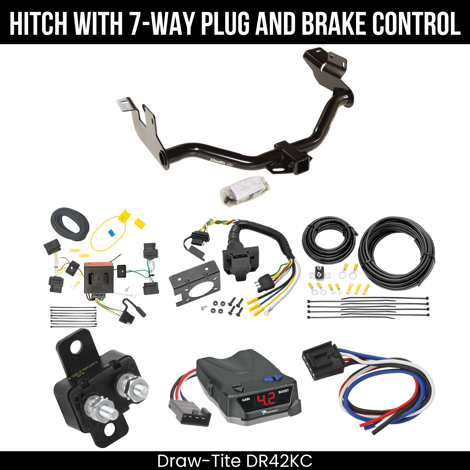 Trailer Hitch , 7-Way , Tekonsha Brake EVN Control