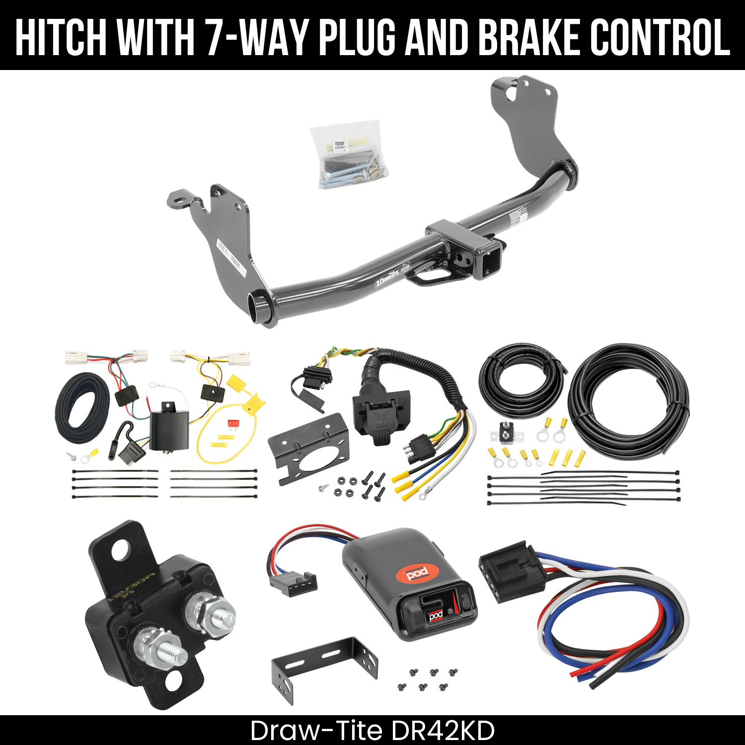 Trailer Hitch , 7-Way , Pro Series POD Brake Control