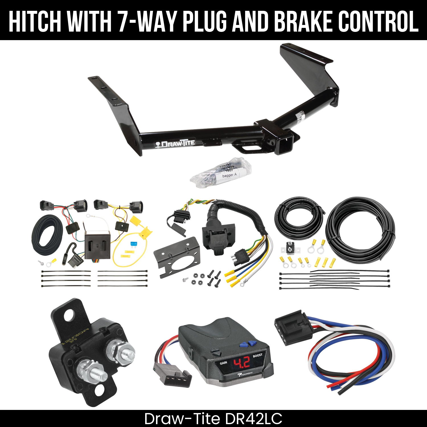 Trailer Hitch , 7-Way , Tekonsha Brake EVN Control