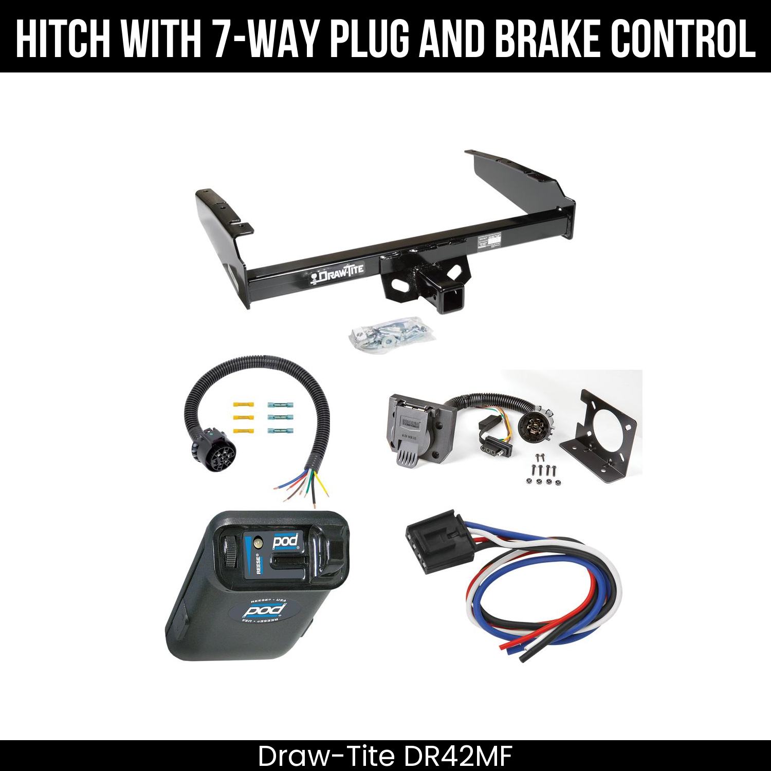 Trailer Hitch , 7-Way , Reese POD Brake Control