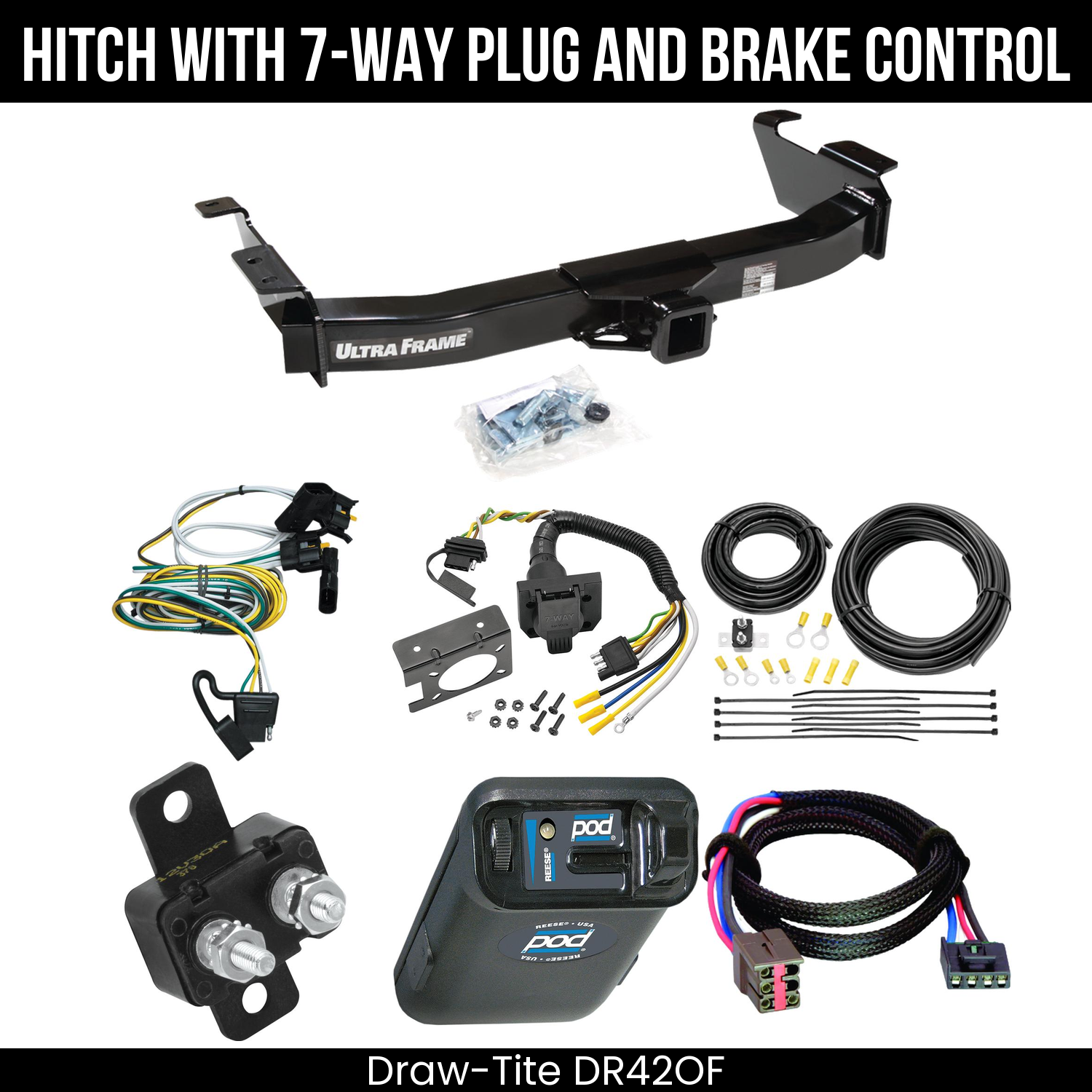 Trailer Hitch , 7-Way , Reese POD Brake Control