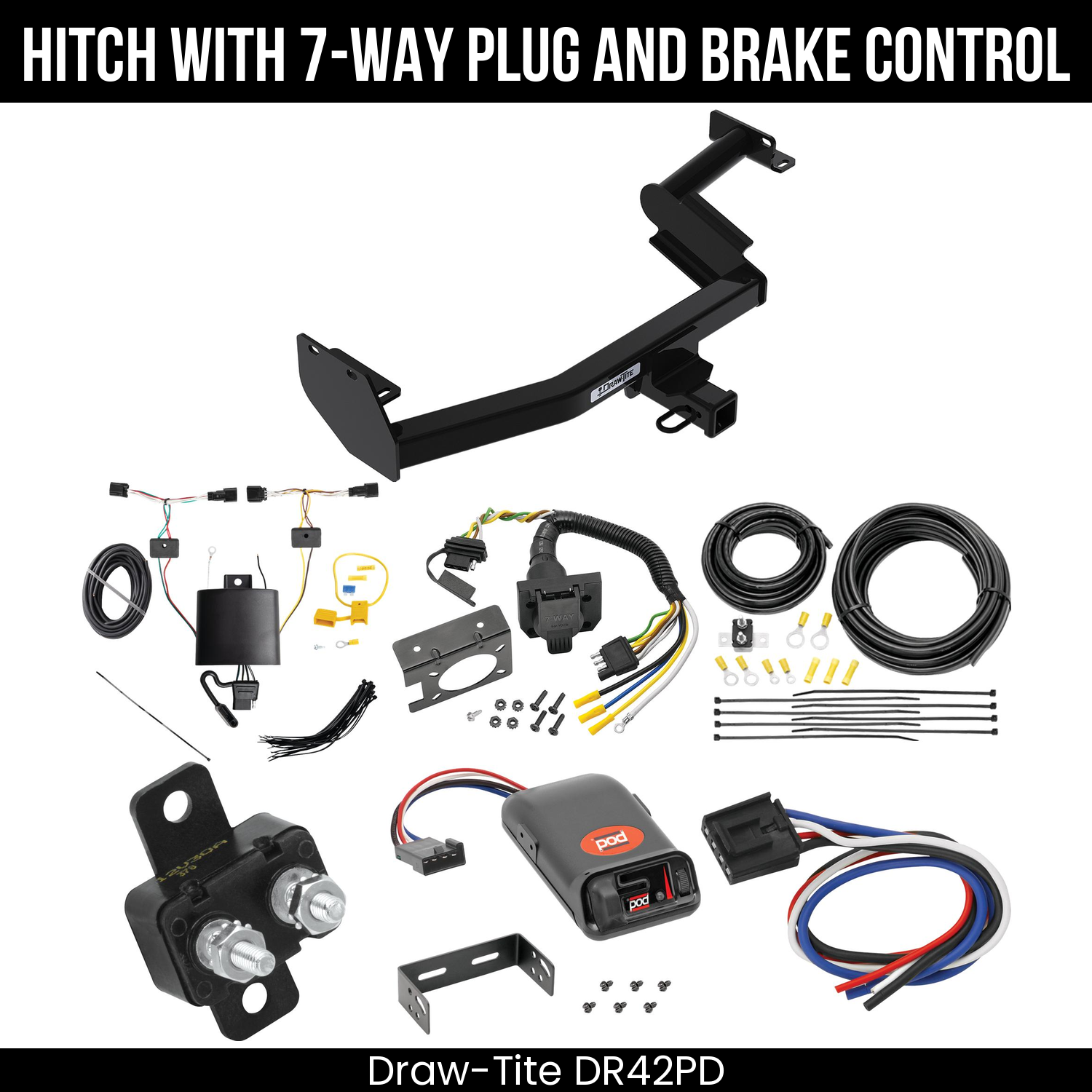 Trailer Hitch , 7-Way , Pro Series POD Brake Control