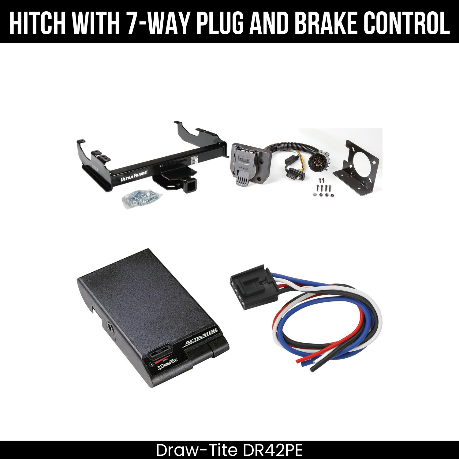 Trailer Hitch , 7-Way , Draw-Tite Activator Brake Control