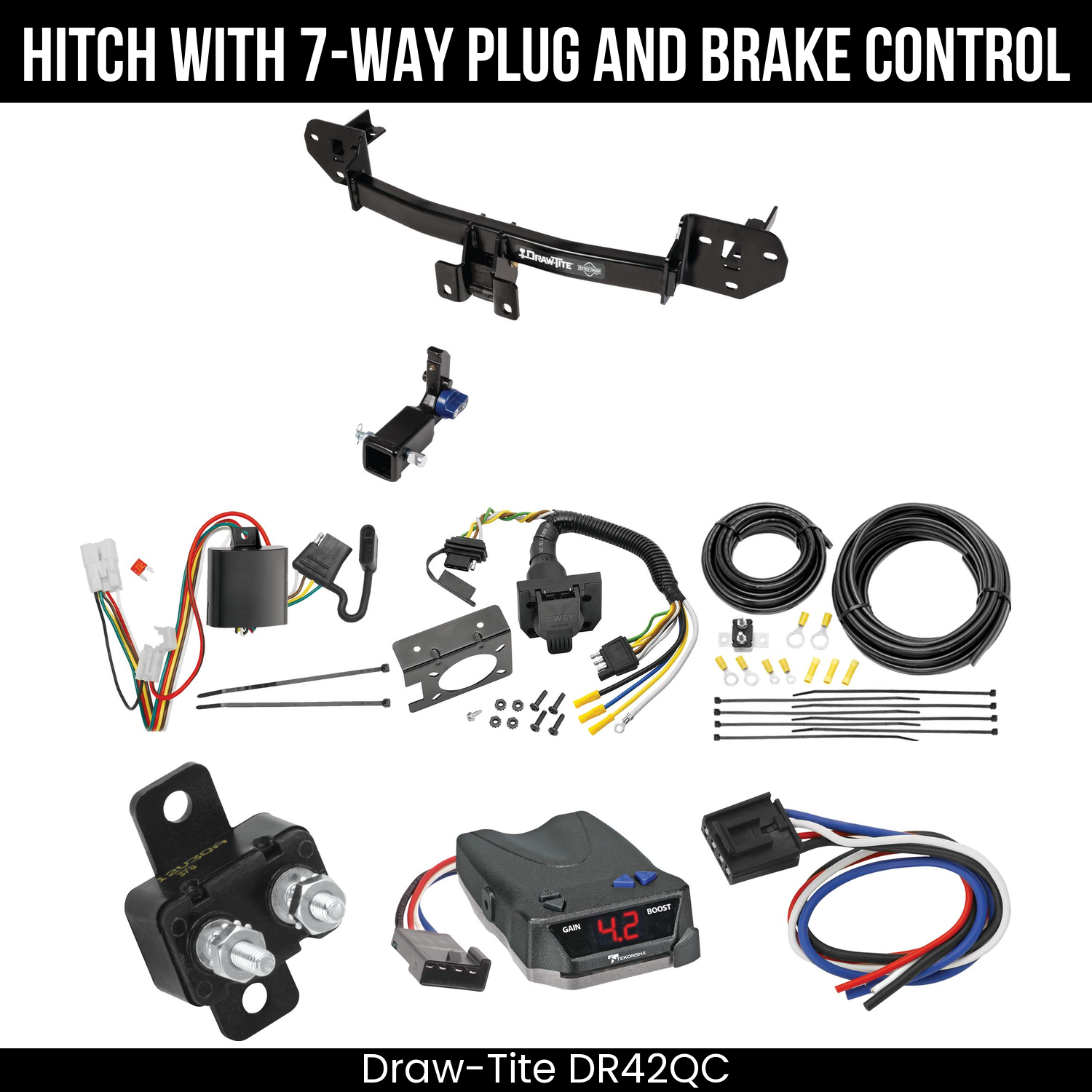 Trailer Hitch , 7-Way , Tekonsha Brake EVN Control