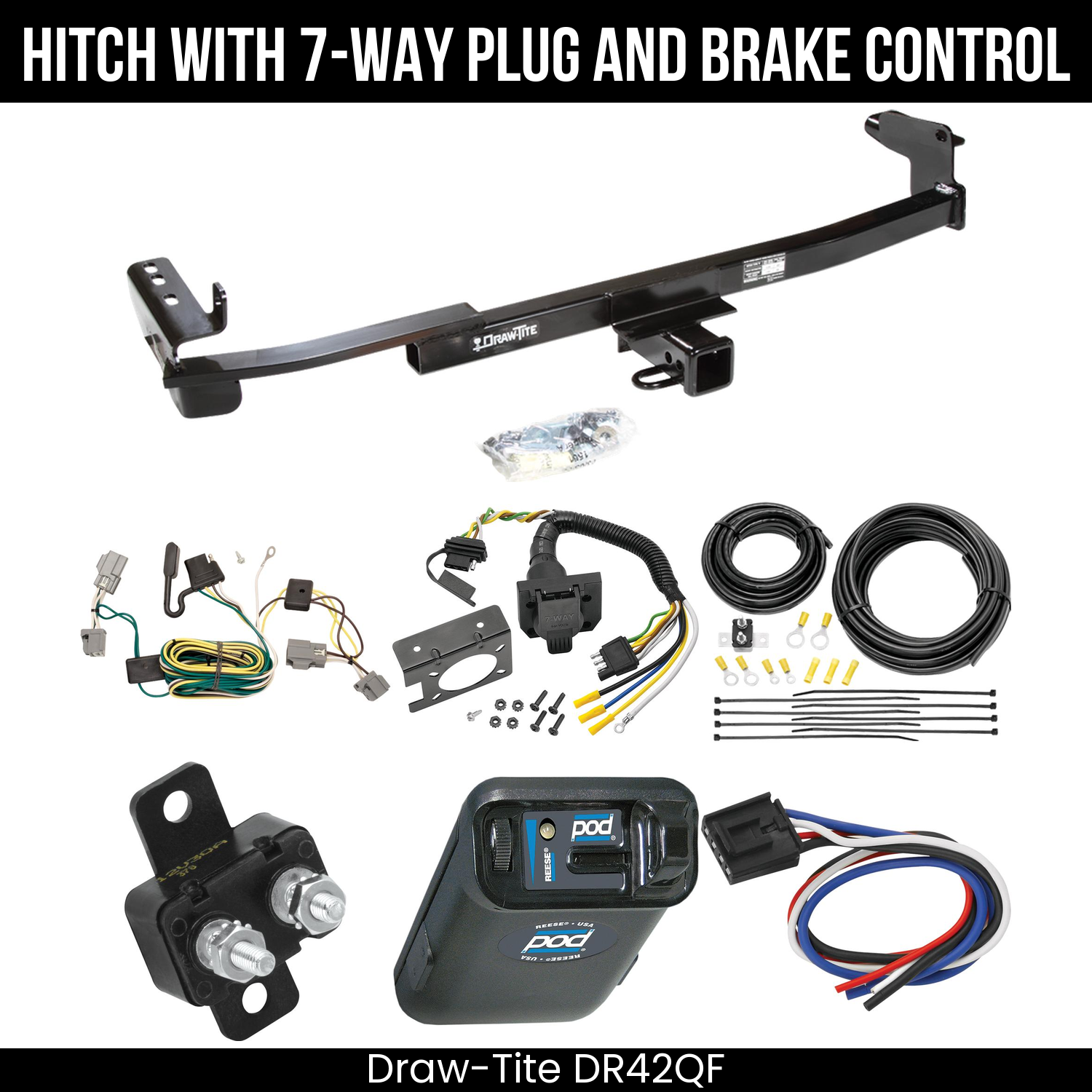 Trailer Hitch , 7-Way , Reese POD Brake Control