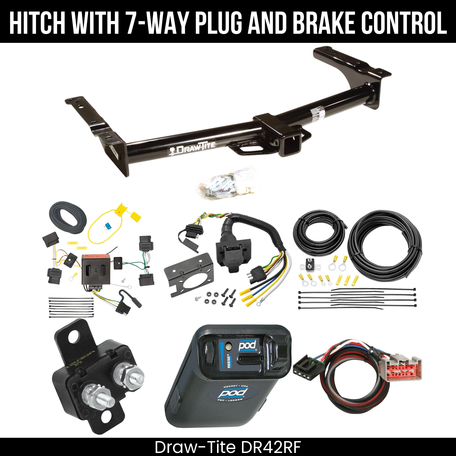 Trailer Hitch , 7-Way , Reese POD Brake Control