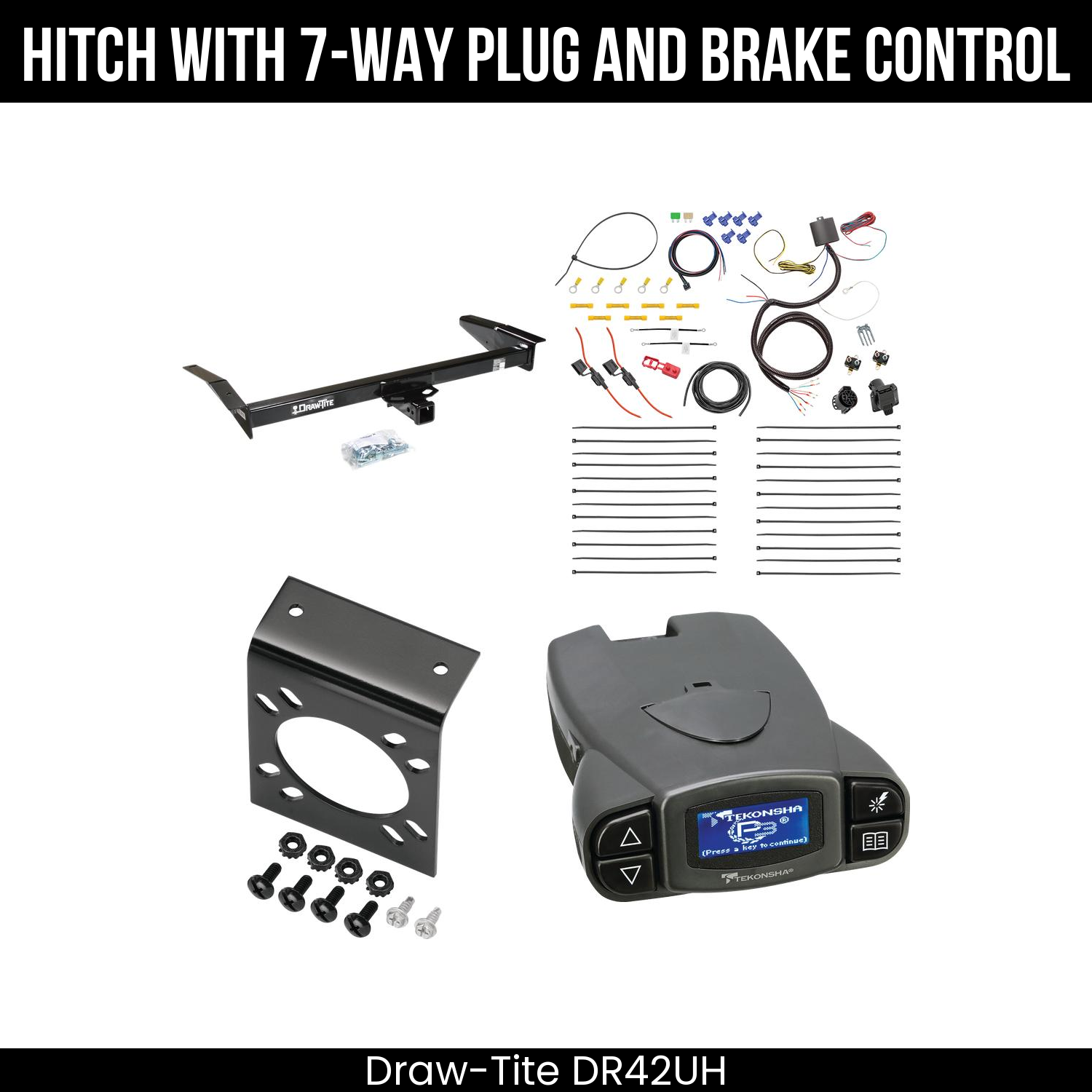 Trailer Hitch , 7-Way , Tekonsha Prodigy P3 Brake Control