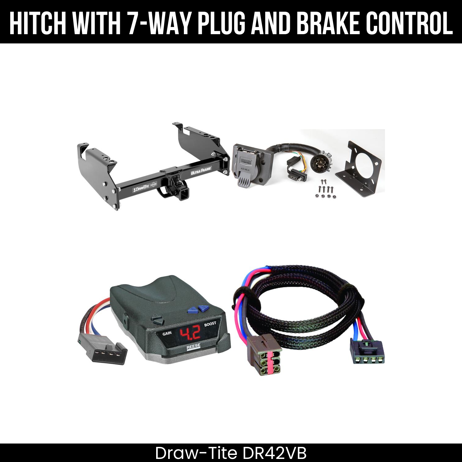 Trailer Hitch , 7-Way , Reese Brake EVN Control