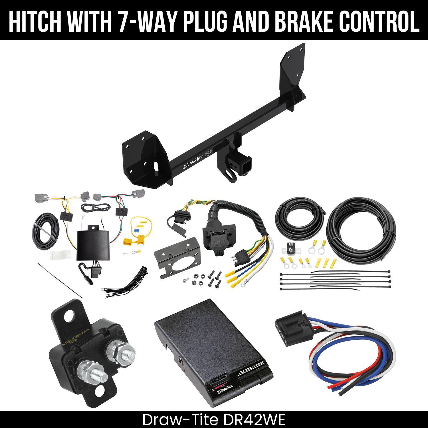 Trailer Hitch , 7-Way , Draw-Tite Activator Brake Control