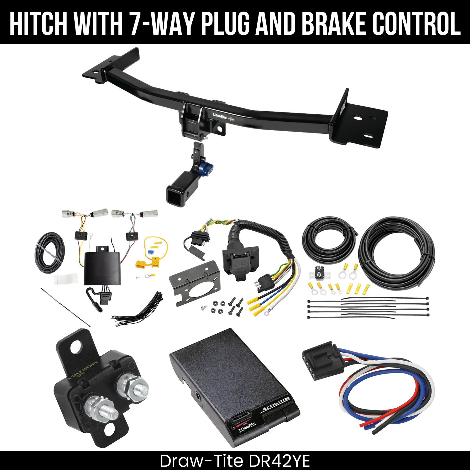 Trailer Hitch , 7-Way , Draw-Tite Activator Brake Control