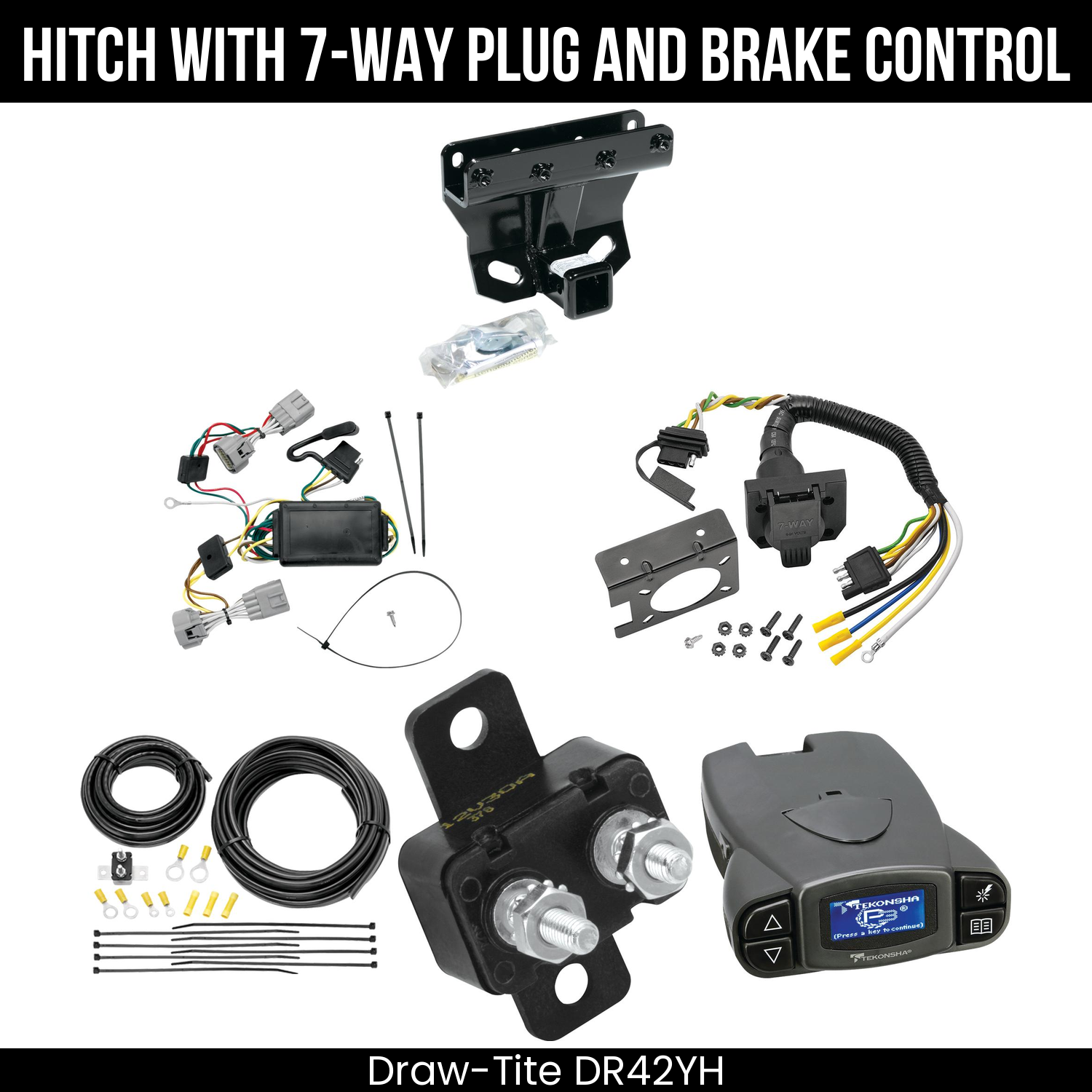 Trailer Hitch , 7-Way , Tekonsha Prodigy P3 Brake Control