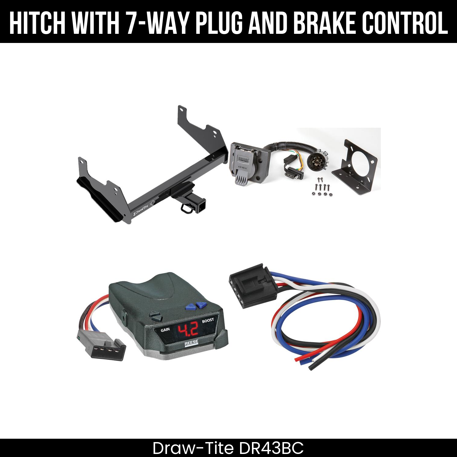Trailer Hitch , 7-Way , Reese Brake EVN Control