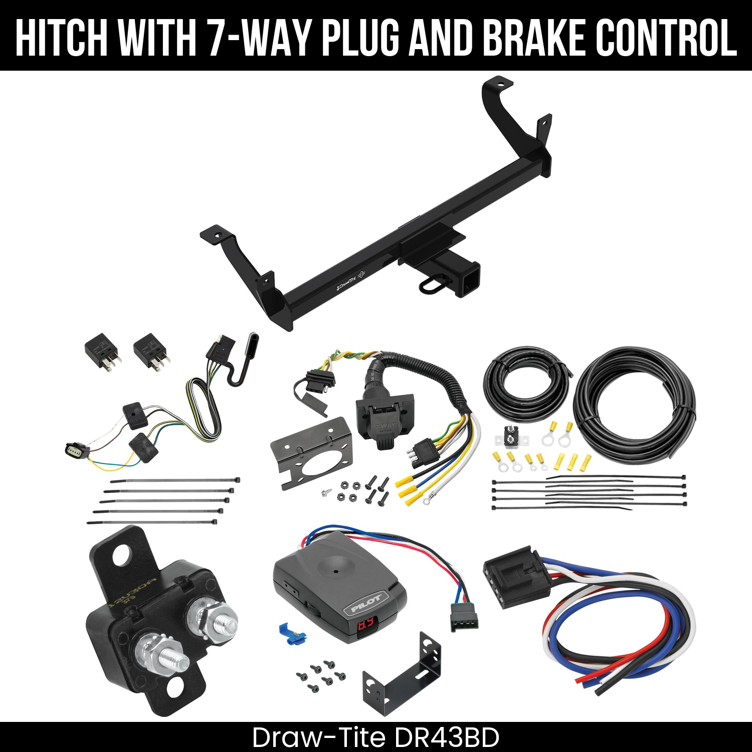 Trailer Hitch , 7-Way , Pro Series Pilot Brake Control