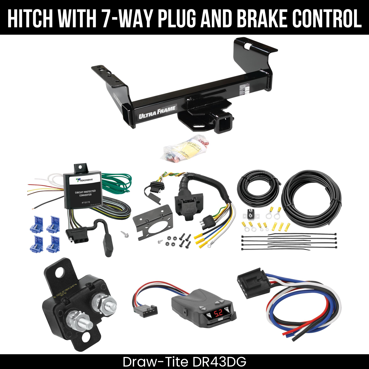 Trailer Hitch , 7-Way , Reese Brakeman IV Brake Control