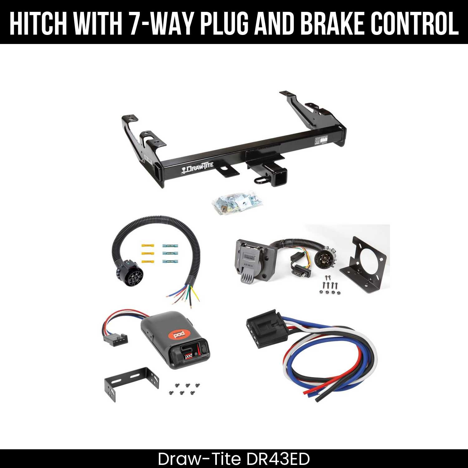 Trailer Hitch , 7-Way , Pro Series POD Brake Control