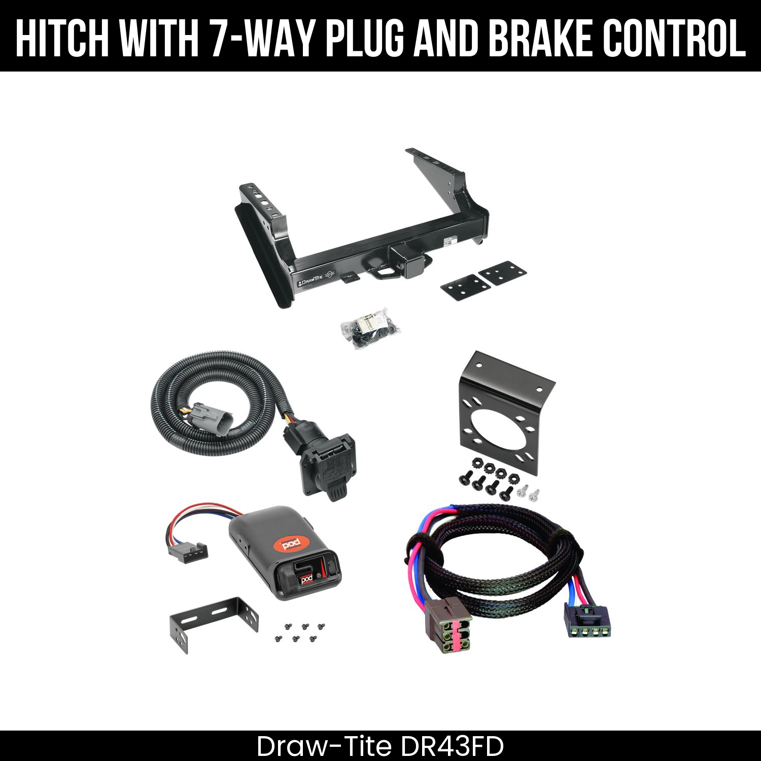 Trailer Hitch , 7-Way , Pro Series POD Brake Control