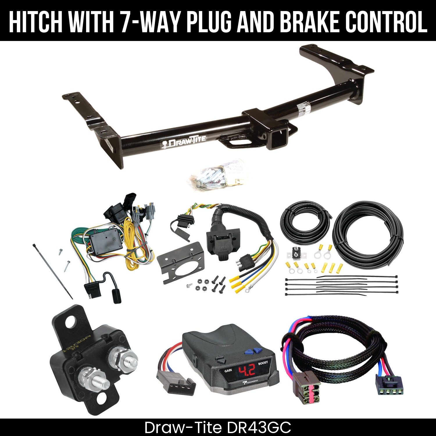 Trailer Hitch , 7-Way , Tekonsha Brake EVN Control