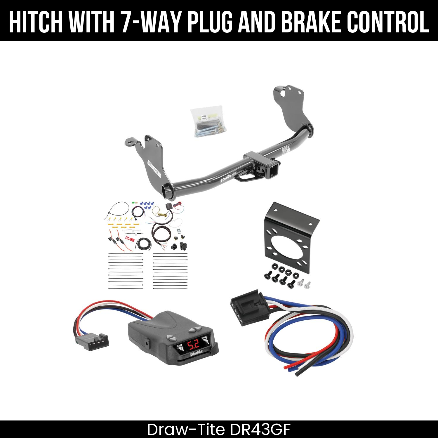 Trailer Hitch , 7-Way , Draw-Tite Activator IV Brake Control
