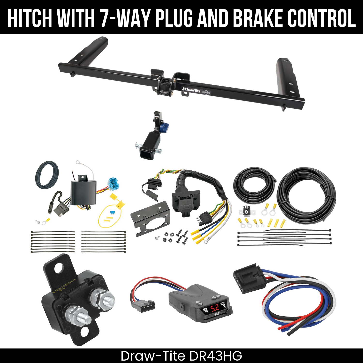 Trailer Hitch , 7-Way , Reese Brakeman IV Brake Control