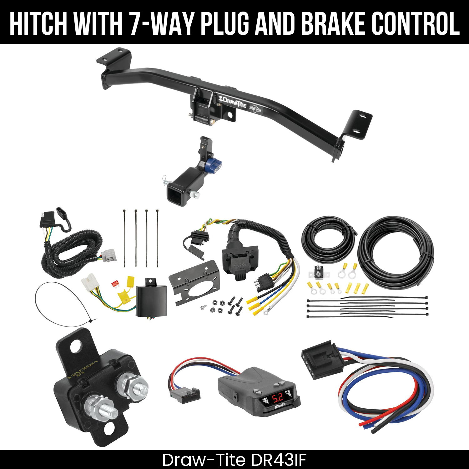 Trailer Hitch , 7-Way , Draw-Tite Activator IV Brake Control