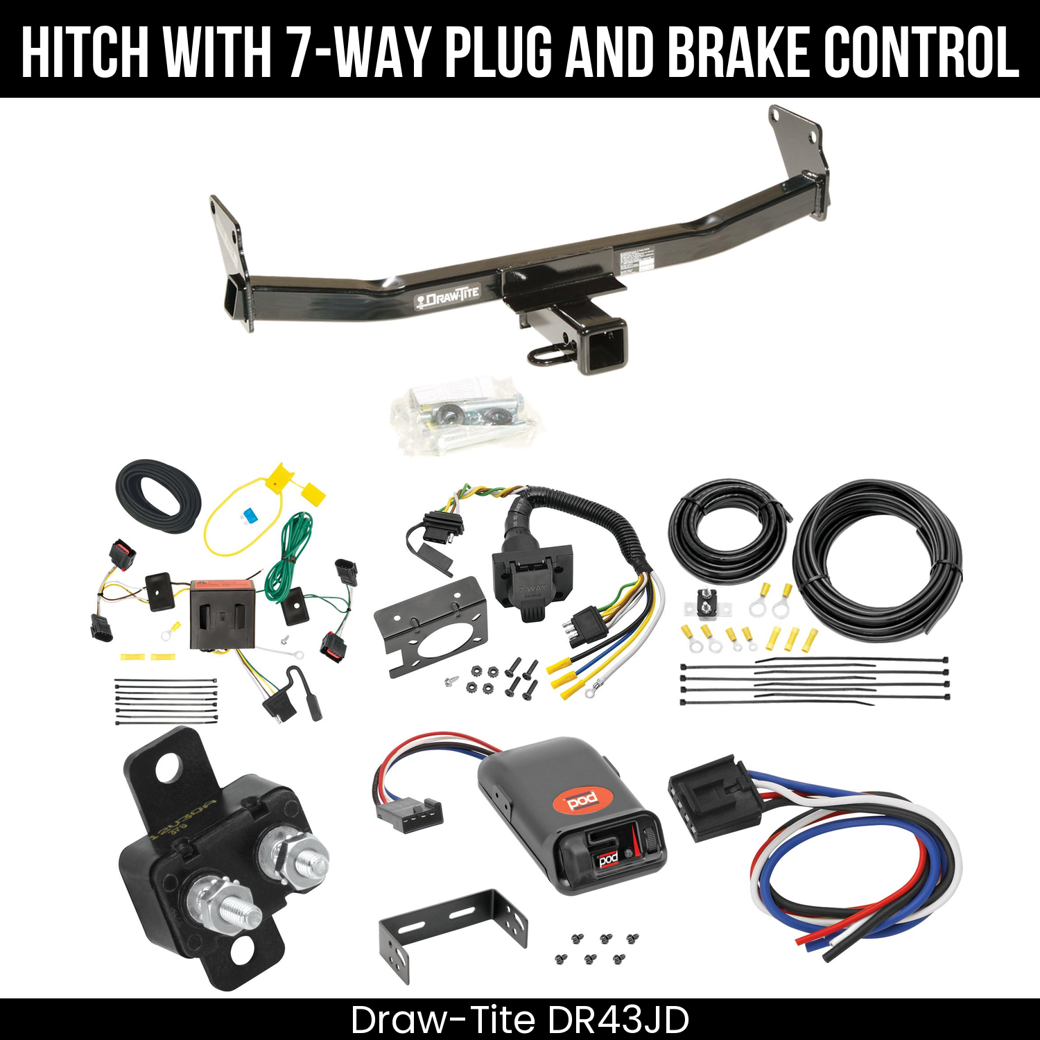 Trailer Hitch , 7-Way , Pro Series POD Brake Control