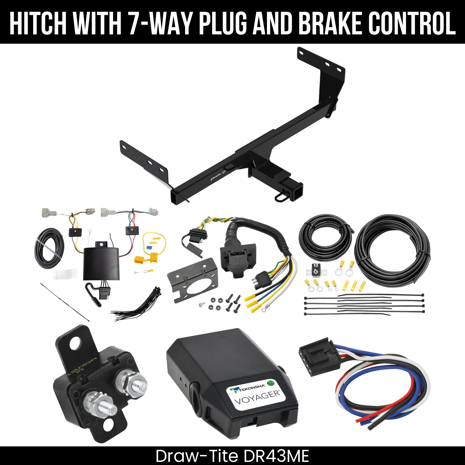 Trailer Hitch , 7-Way , Tekonsha Voyager Brake Control