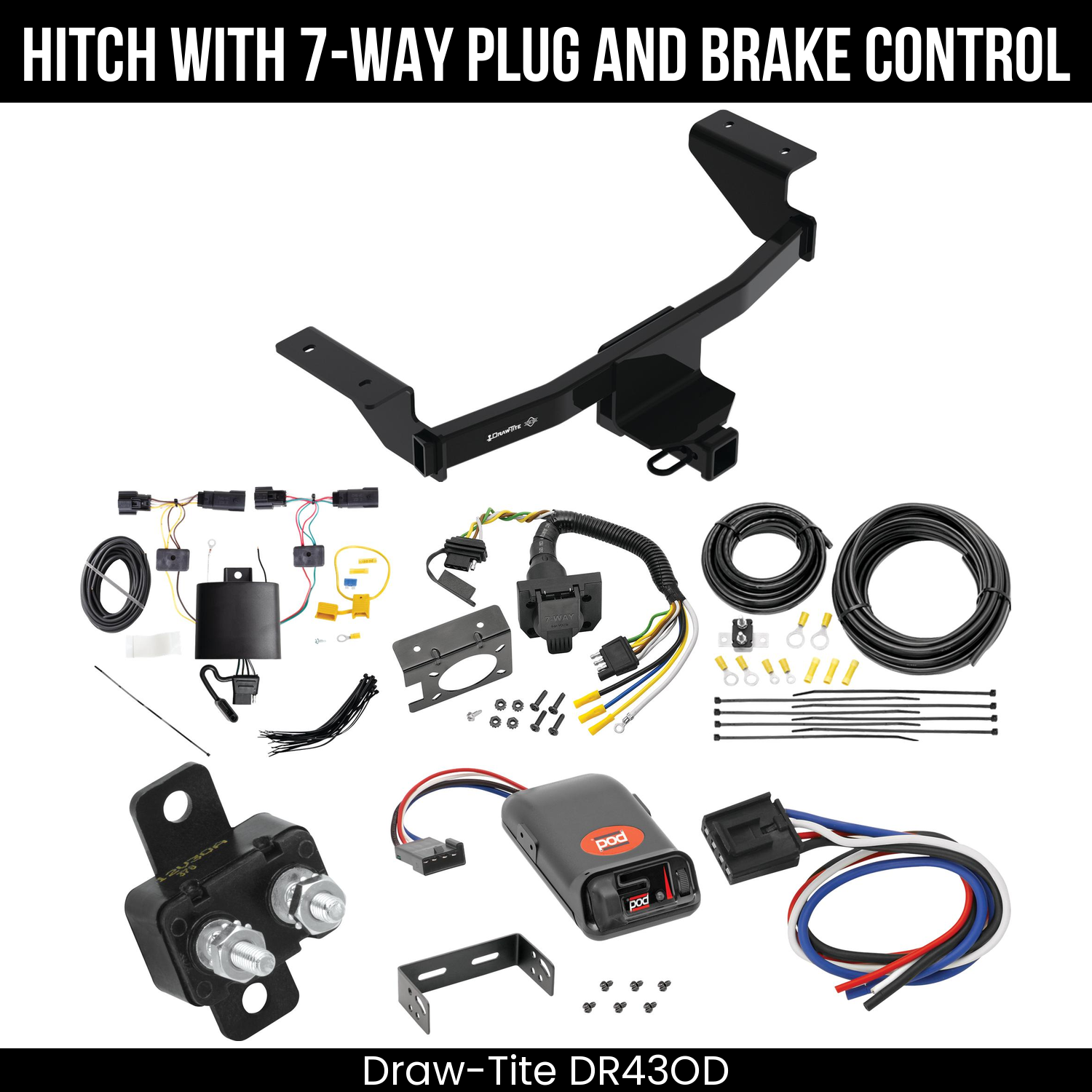 Trailer Hitch , 7-Way , Pro Series POD Brake Control