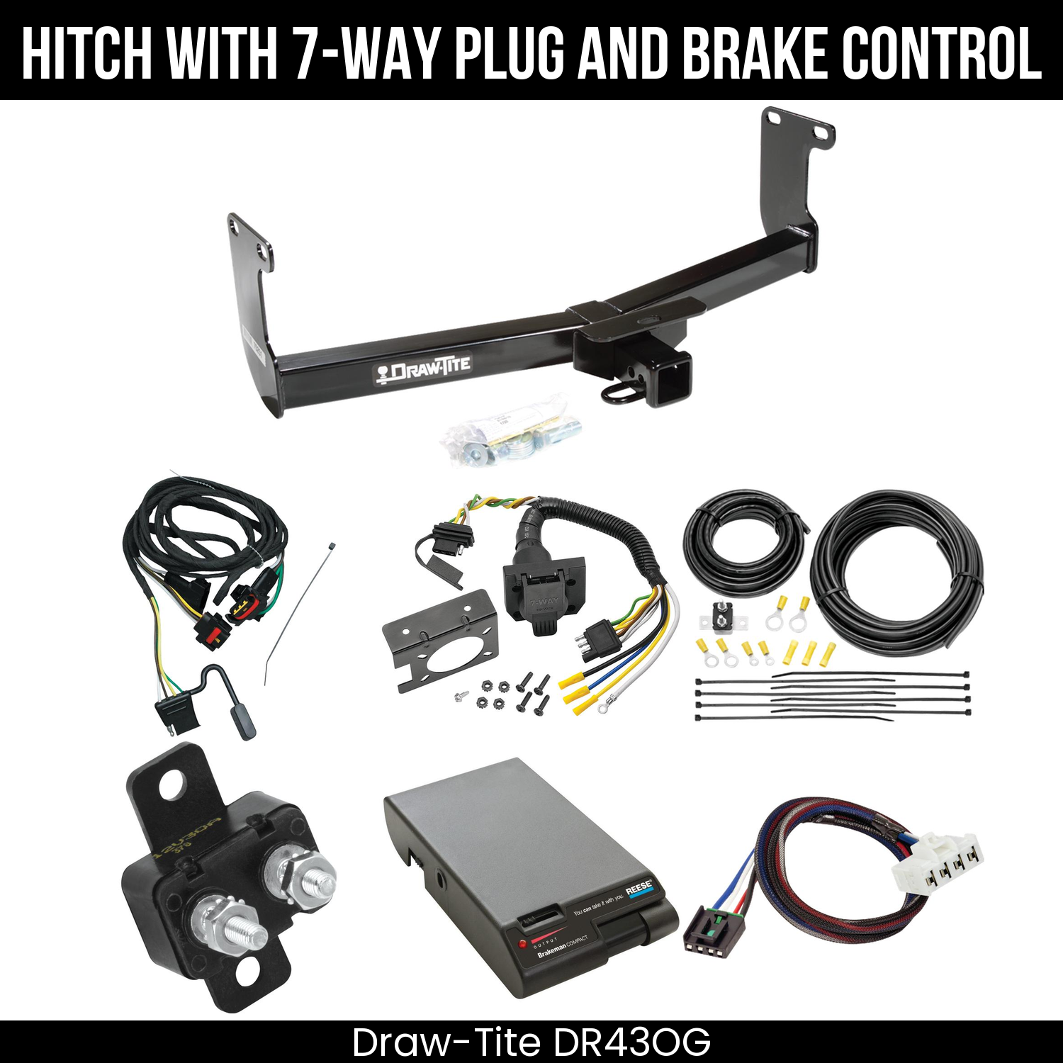 Trailer Hitch , 7-Way , Reese Brakeman Brake Control