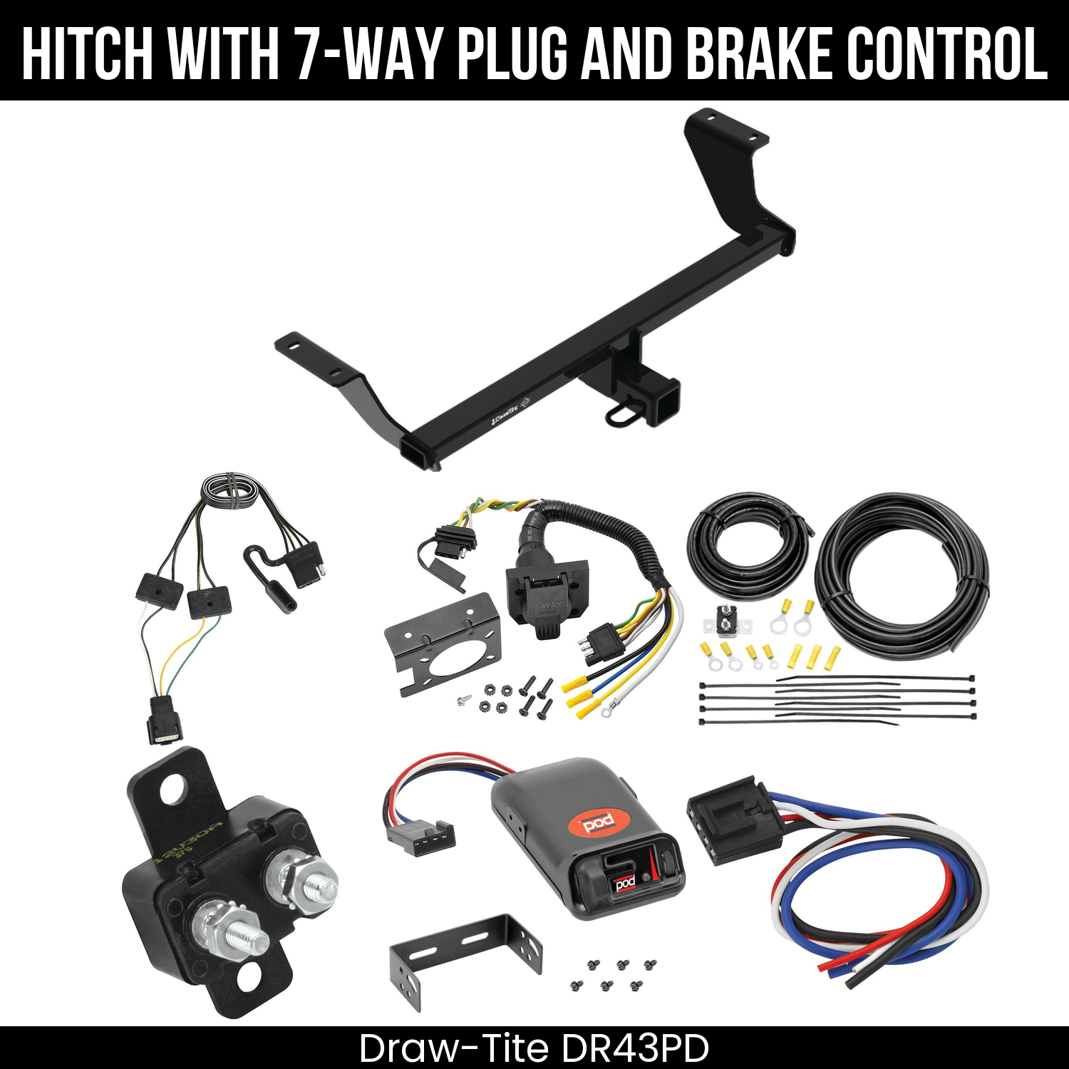 Trailer Hitch , 7-Way , Pro Series POD Brake Control
