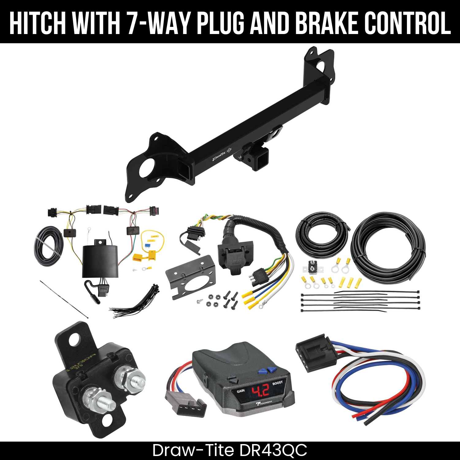 Trailer Hitch , 7-Way , Tekonsha Brake EVN Control