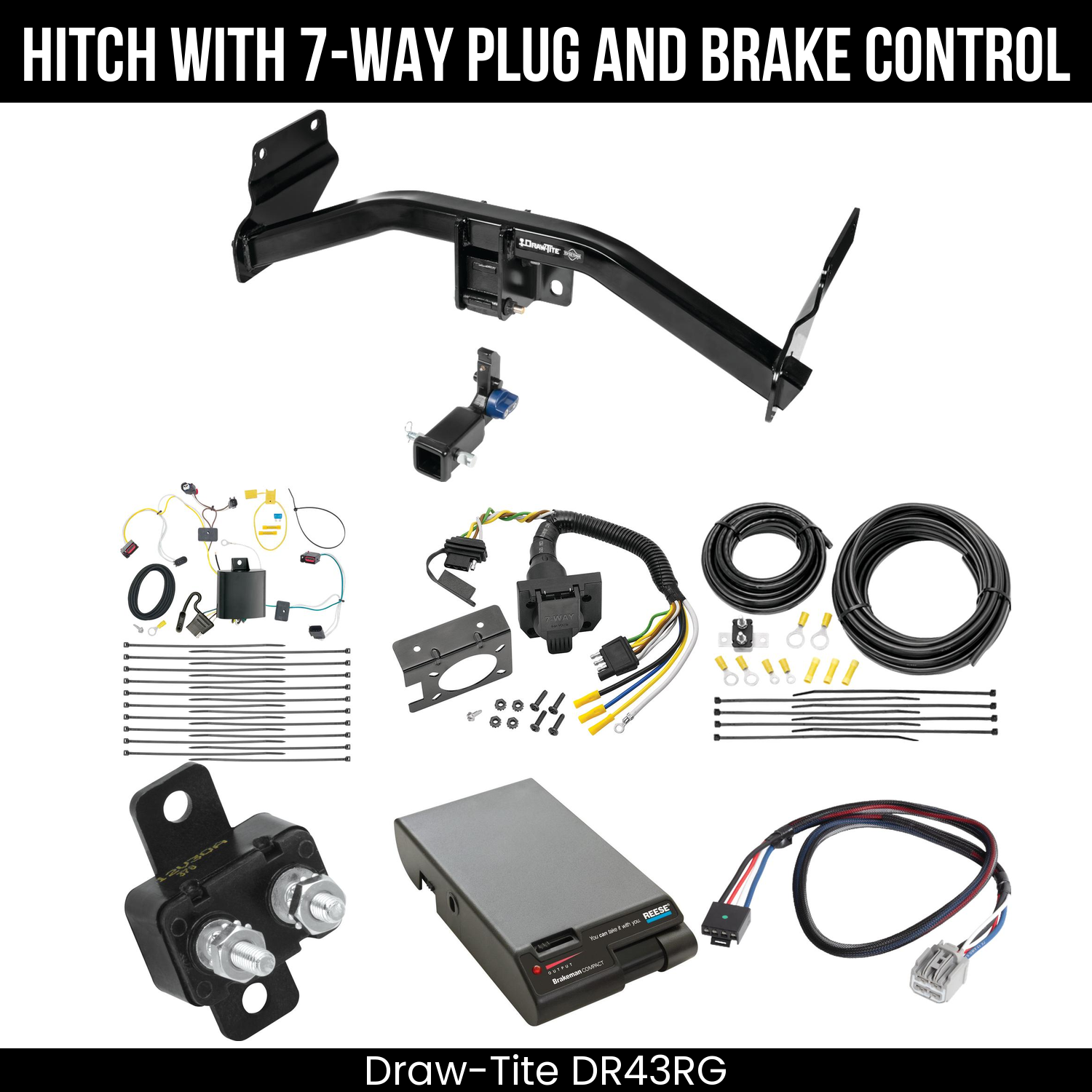 Trailer Hitch , 7-Way , Reese Brakeman Brake Control