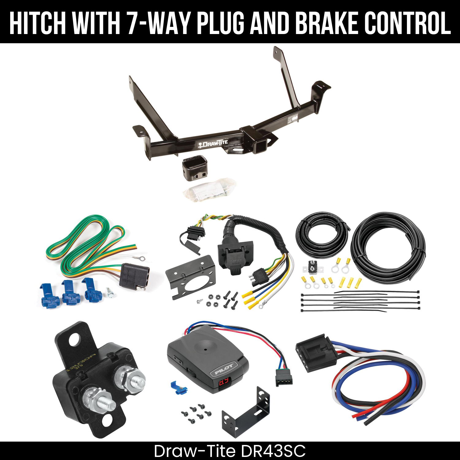 Trailer Hitch , 7-Way , Pro Series Pilot Brake Control